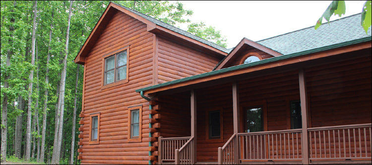 Log Home Staining in Currituck County,  North Carolina